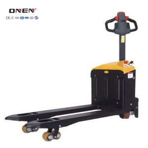 Chinese Factory Supply Full Battery Operated Electric Pallet Trucks for Warehouse Narrow Aisle