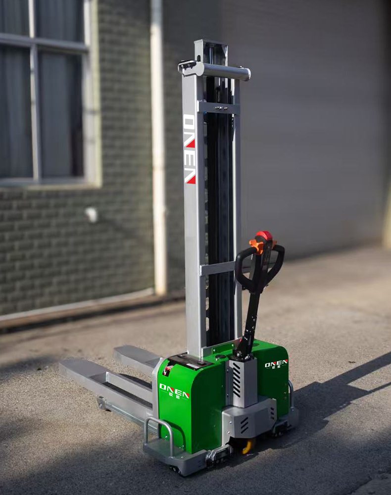 ONEN CDD-ZT Self Climbing Electric Forklift, Fully Electric Stacking Vehicle, Portable Self Lifting and Lowering Vehicle, Loading, Unloading and Handling Forklift