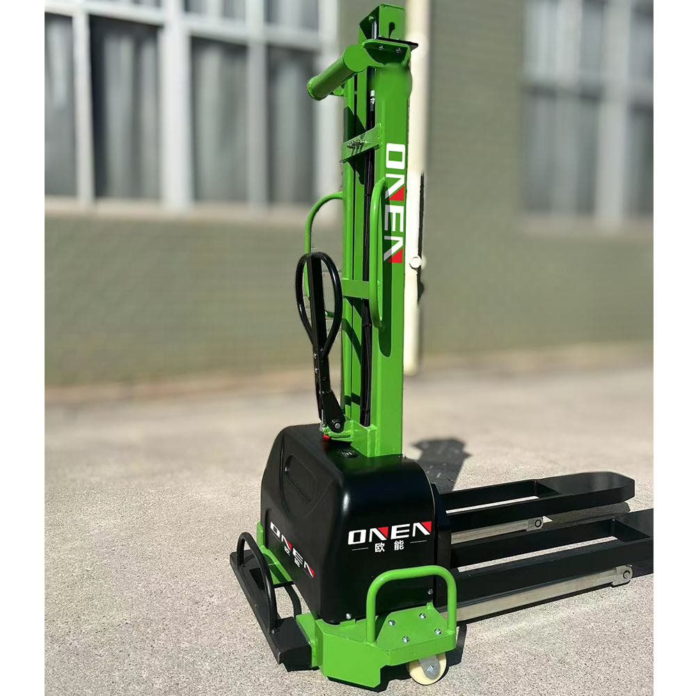 ONEN CDD-SZT semi electric self elevating forklift, self lifting and lowering forklift, manufacturer direct sales