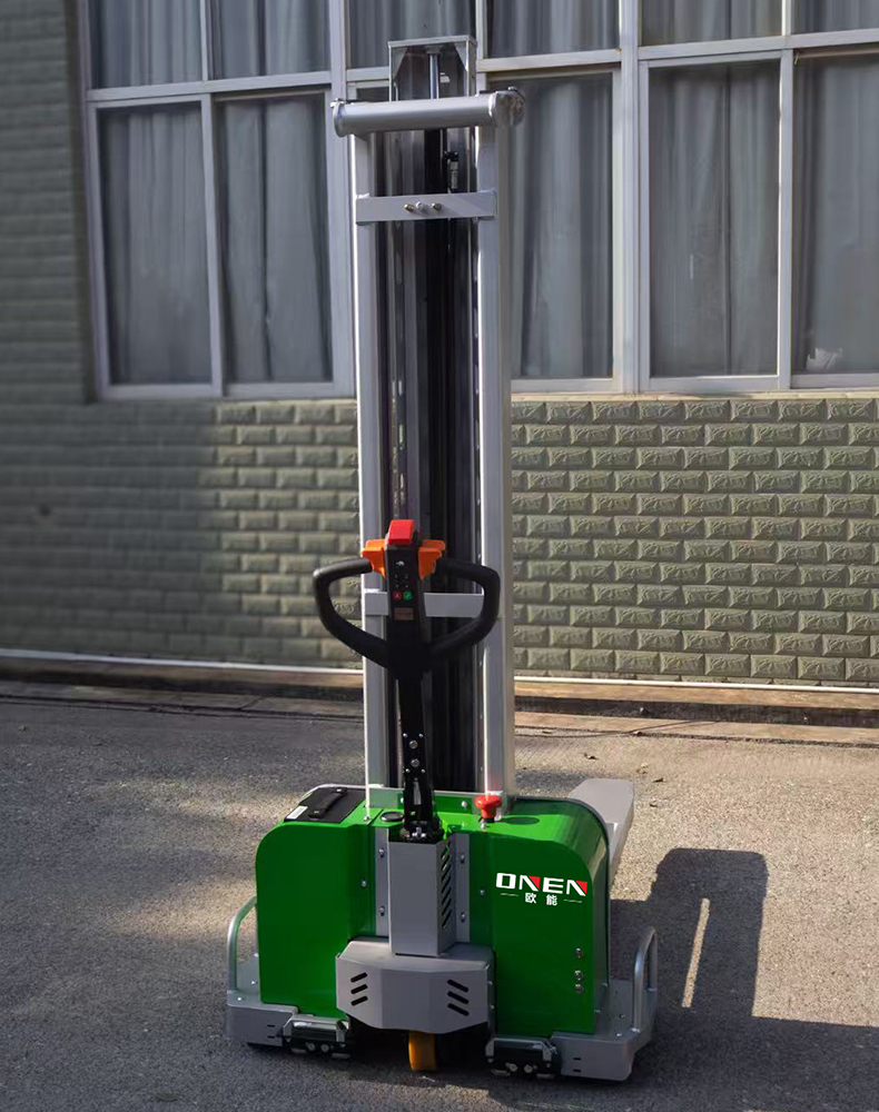 ONEN CDD-ZT Self Climbing Electric Forklift, Fully Electric Stacking Vehicle, Portable Self Lifting and Lowering Vehicle, Loading, Unloading and Handling Forklift