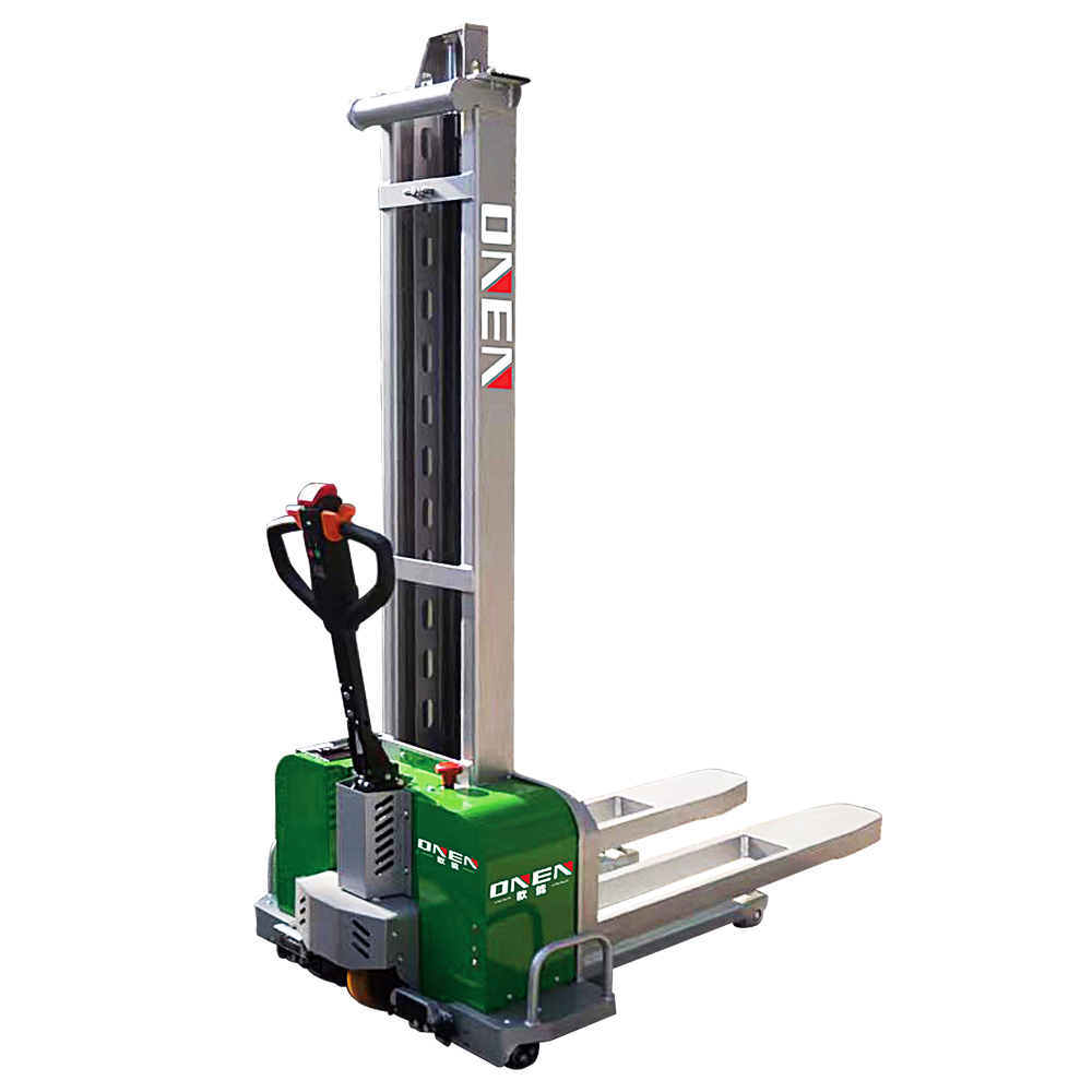 ONEN CDD-ZT Self Climbing Electric Forklift, Fully Electric Stacking Vehicle, Portable Self Lifting and Lowering Vehicle, Loading, Unloading and Handling Forklift