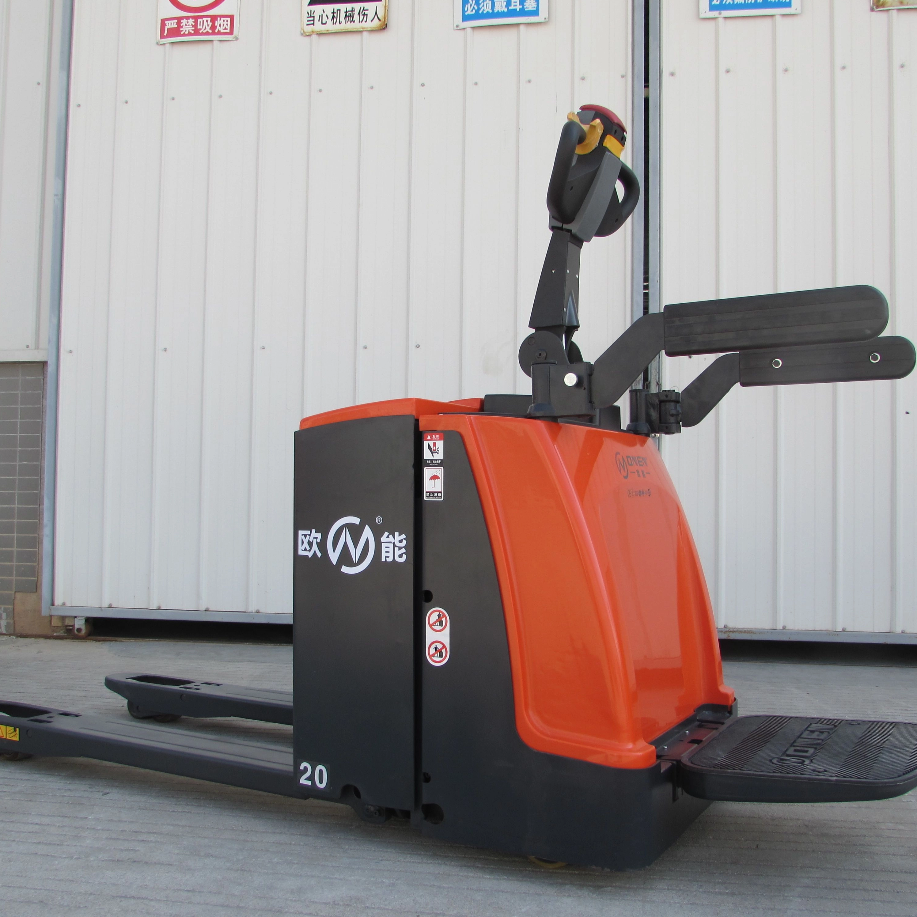ONEN CBD Stand-on Riding Electric Pallet Truck Pallet Jack Hot Selling Safety