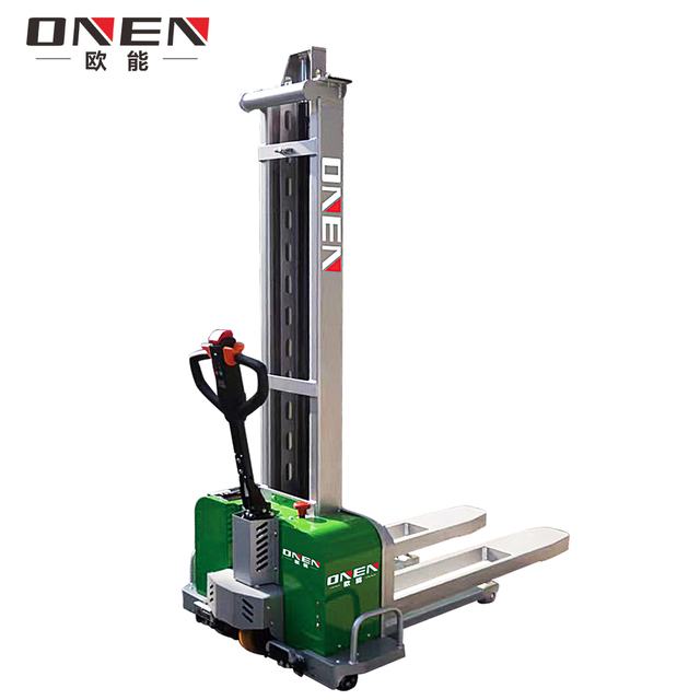 ONEN CDD-ZT Self Climbing Electric Forklift, Fully Electric Stacking Vehicle, Portable Self Lifting and Lowering Vehicle, Loading, Unloading and Handling Forklift