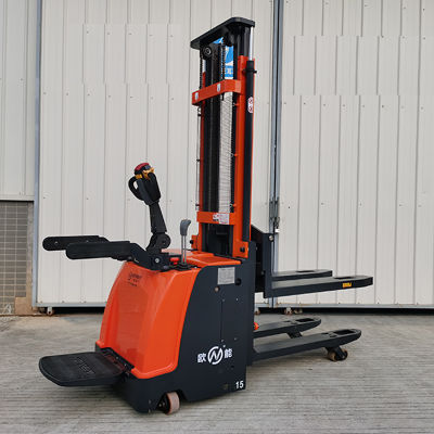 500mm AC Motor Jiangmen Electric Forklift Stacker with High Quality Cdd-Dq