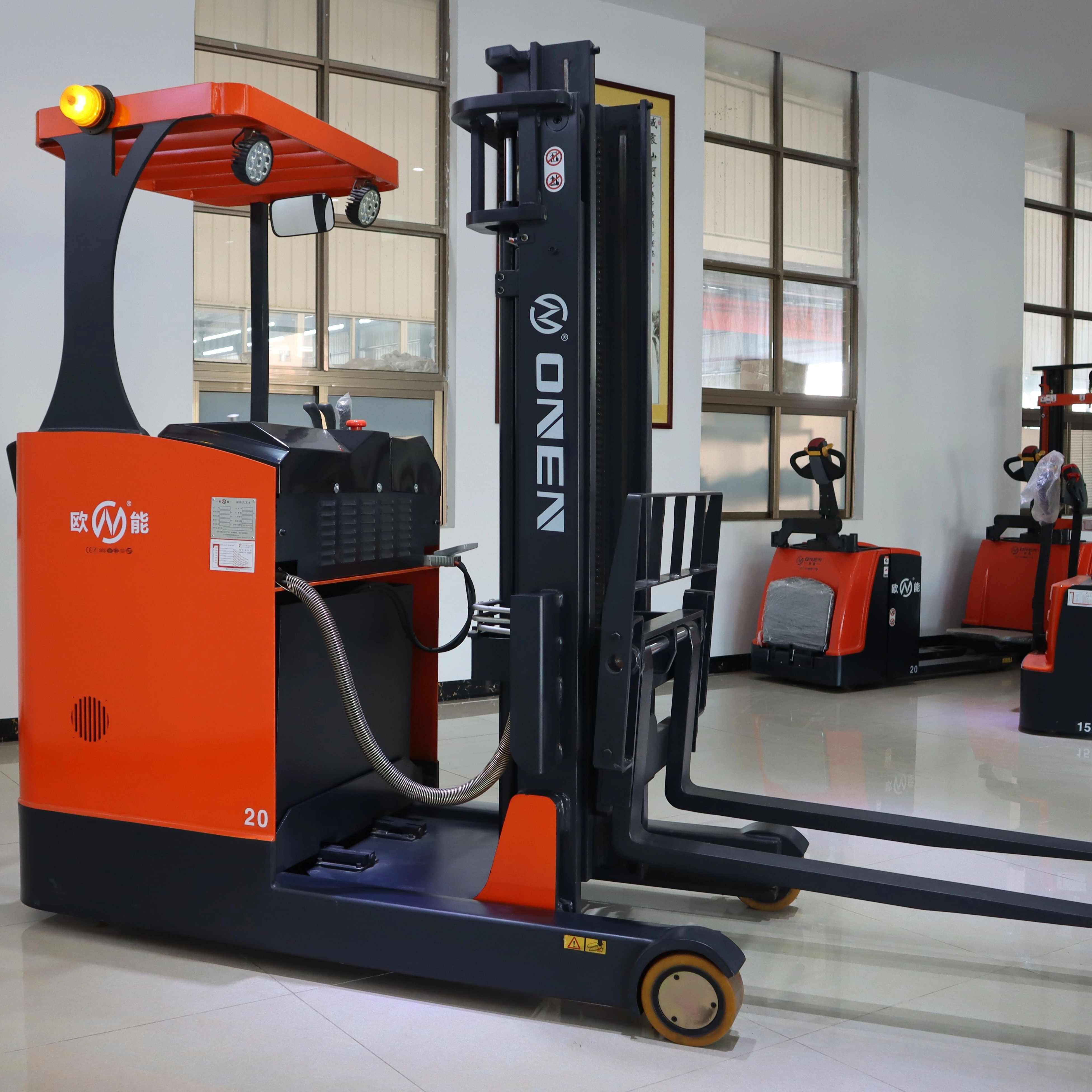 ONEN CQD-B Wholesale Car Type High Lift Electric Reach Forklift Truck