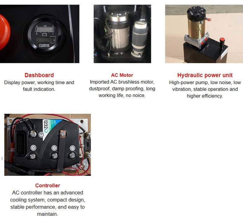 China Made High Stability Reach Truck Forklift with 1 Year Warranty