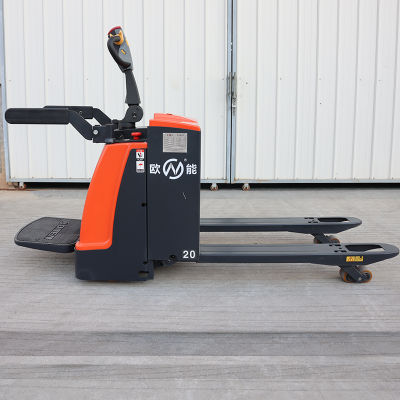 Innovation Type Rider Electric Pallet Truck for Duty Work