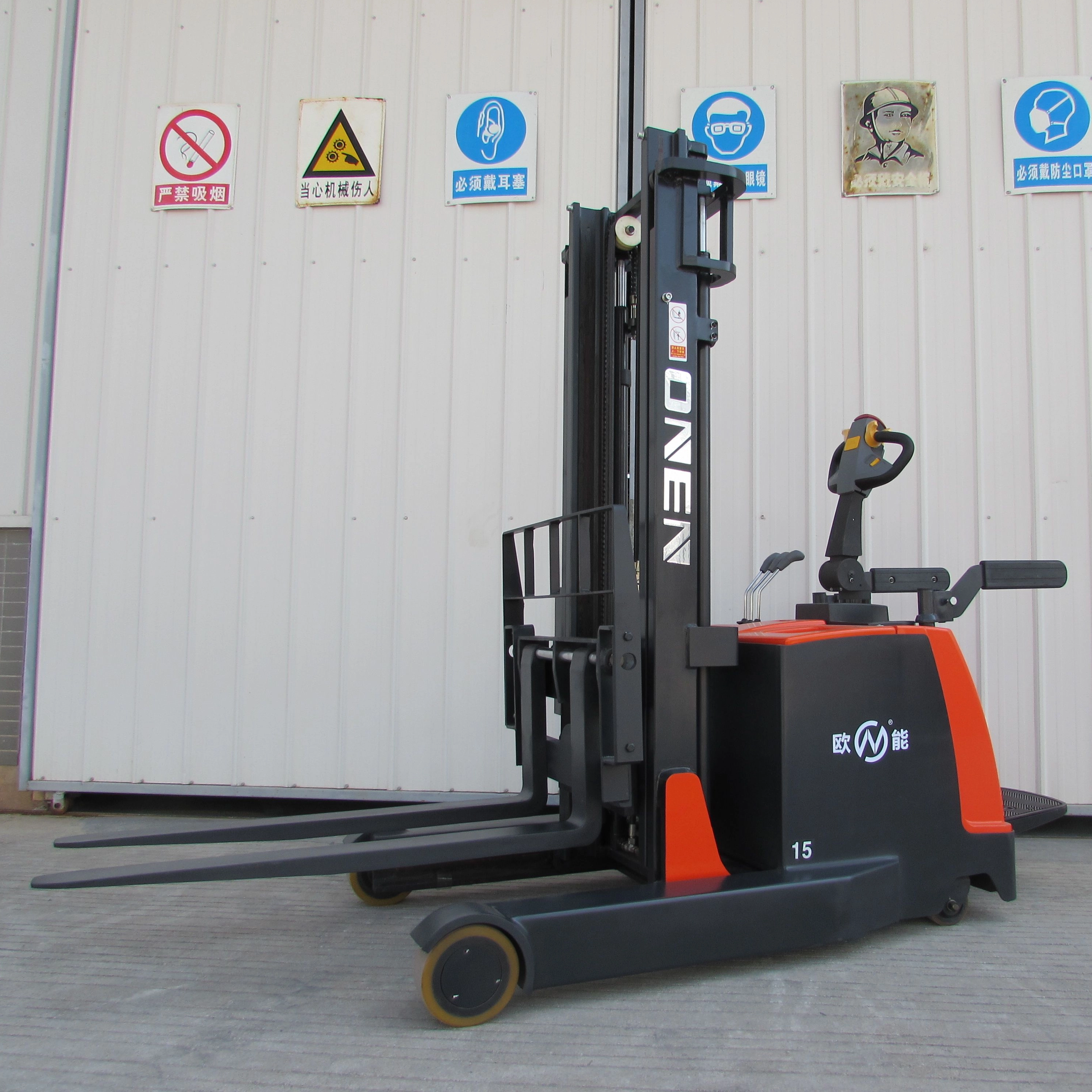 ONEN CQD-A Factory Wholesale Stand-up Compact Electric Reach Truck Forklift