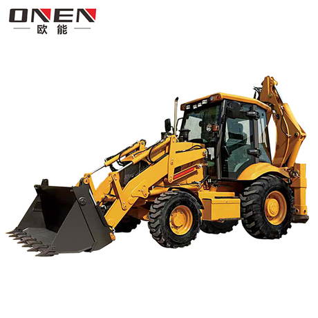 ONEN Excavator Loader Multifunctional Front Shovel And Rear Excavator Integrated Machine for Construction, Agriculture, Orchard Breeding, Busy at Both Ends