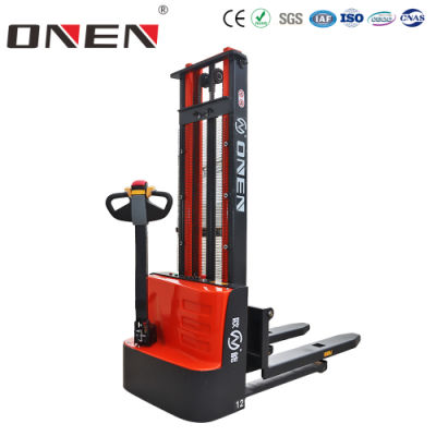 Quality Material Handling 1000 -1500kg Electric Walkie Stacker for Sale