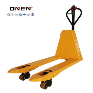 Safety Practical Unfolding Painted 1500kg Double Pallet Jack