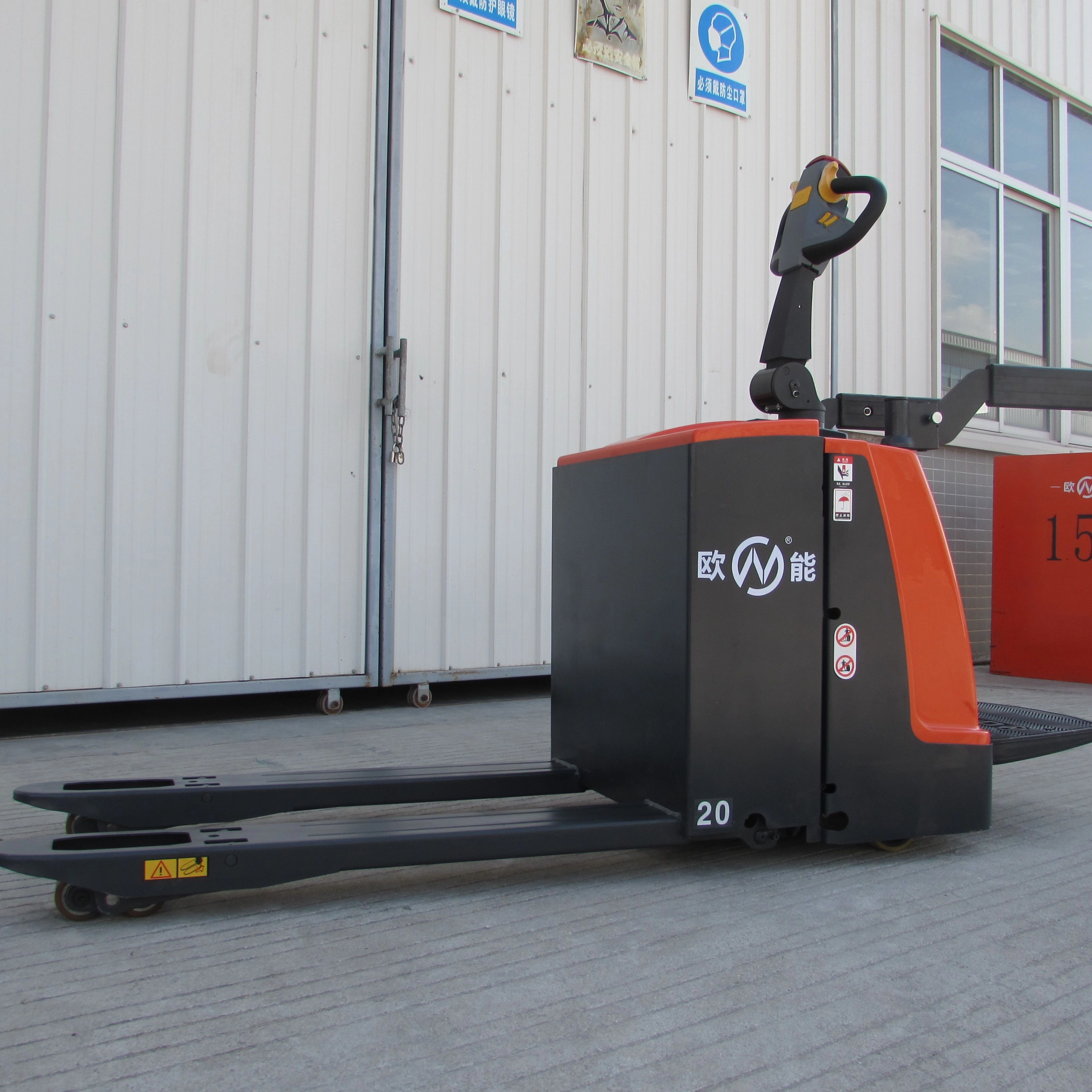 ONEN CBD Stand-on Riding Electric Pallet Truck Pallet Jack Hot Selling Safety