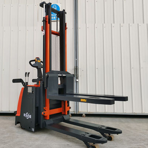 1500kg 2 Ton Stand on Driving Battery Forklift Truck Full Electric Pallet Stacker