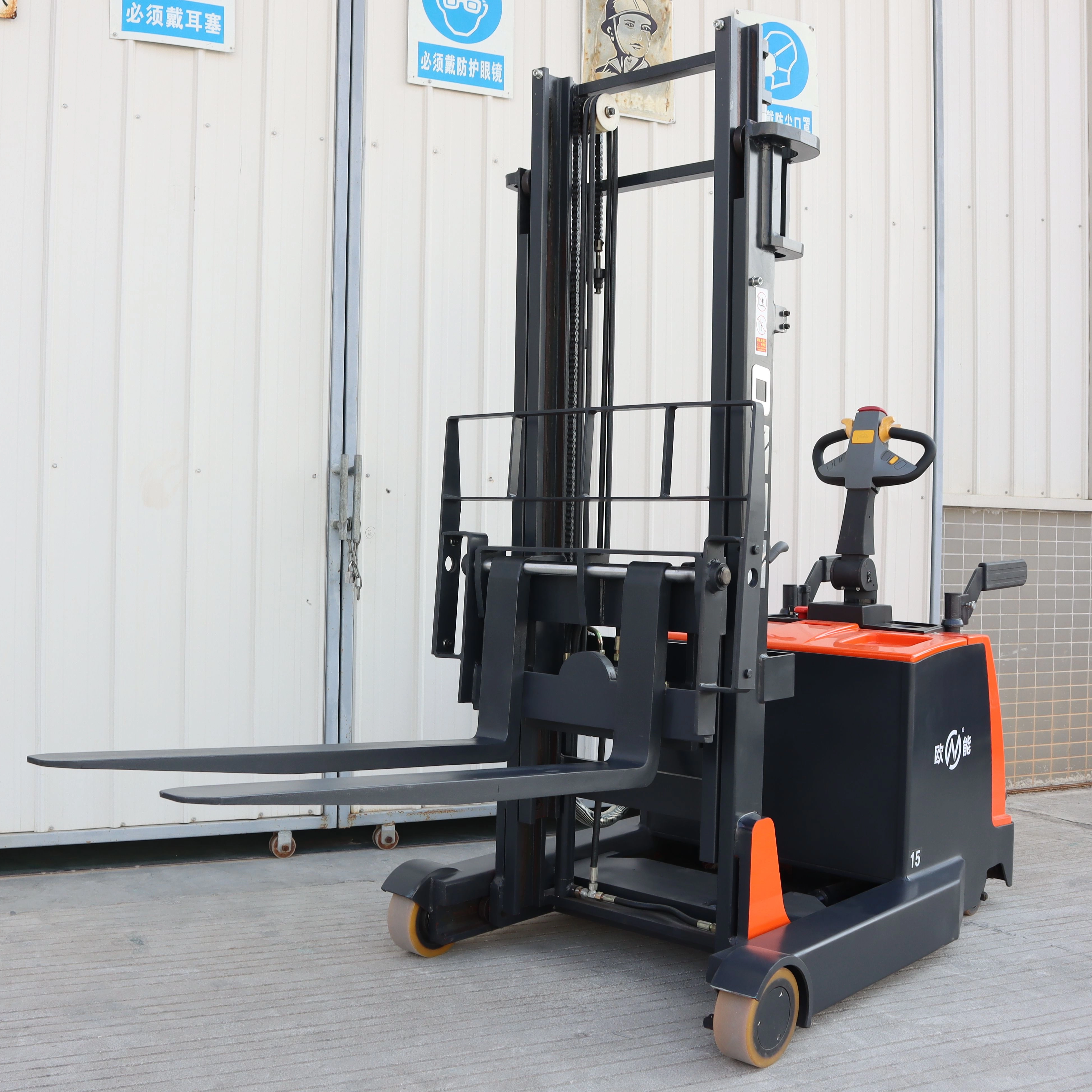 ONEN CQD-A Factory Wholesale Stand-up Compact Electric Reach Truck Forklift