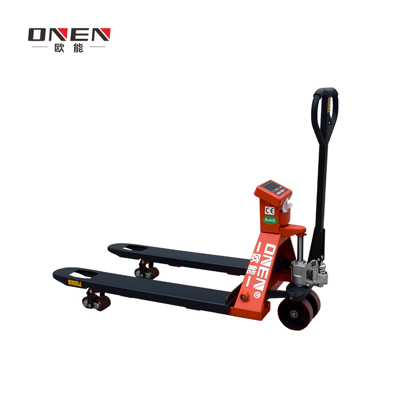 ONEN CBYD Electronic Scale Manual Pallet Handling Truck Warehouse Handling Equipment Manufacturer Direct Sales