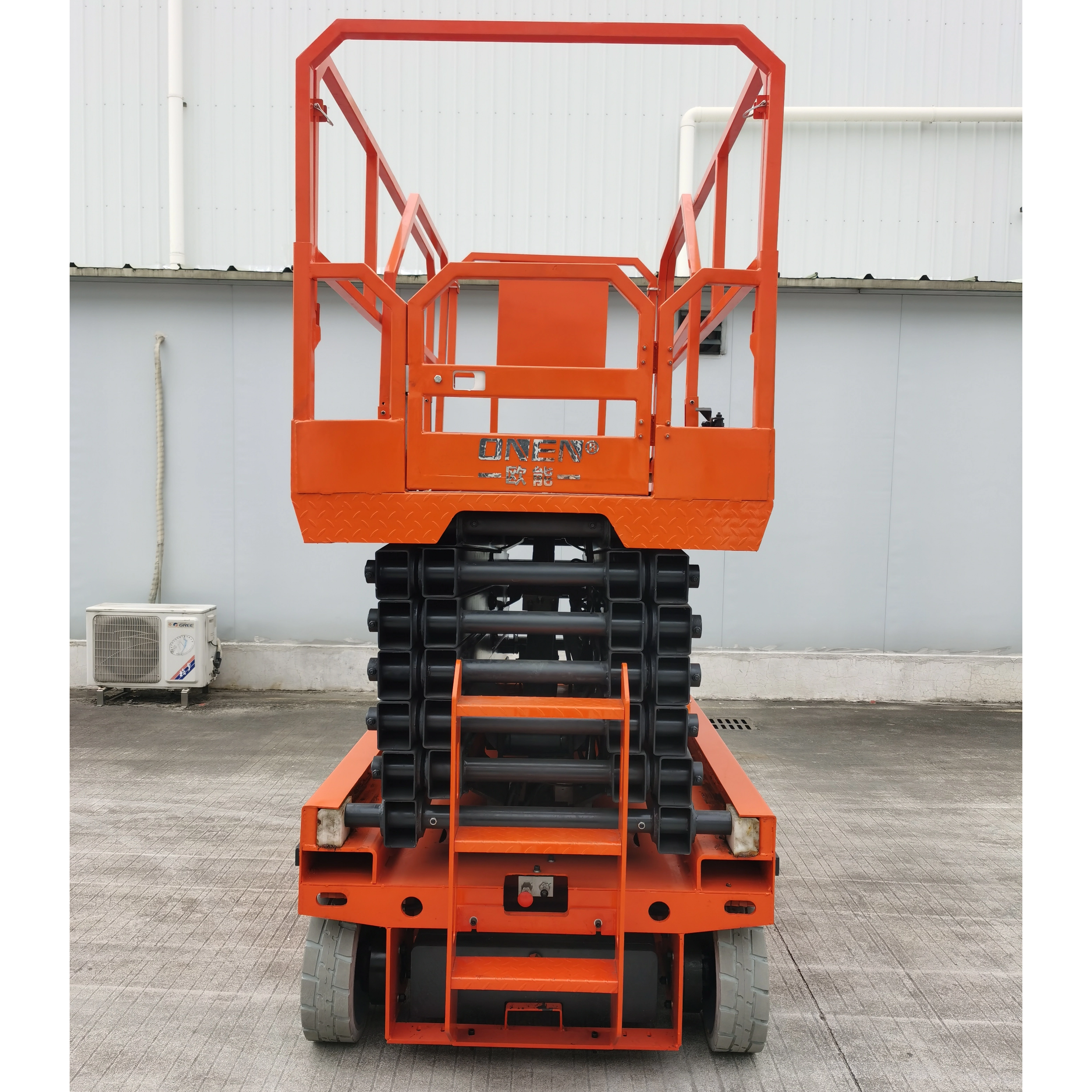 ONEN Manufacturer Electric Scissor Lift AC Motor Aerial Platform Hydraulic Self-Propelled Scissor Lift with 6/8/10/12m Move Aerial Working Platform