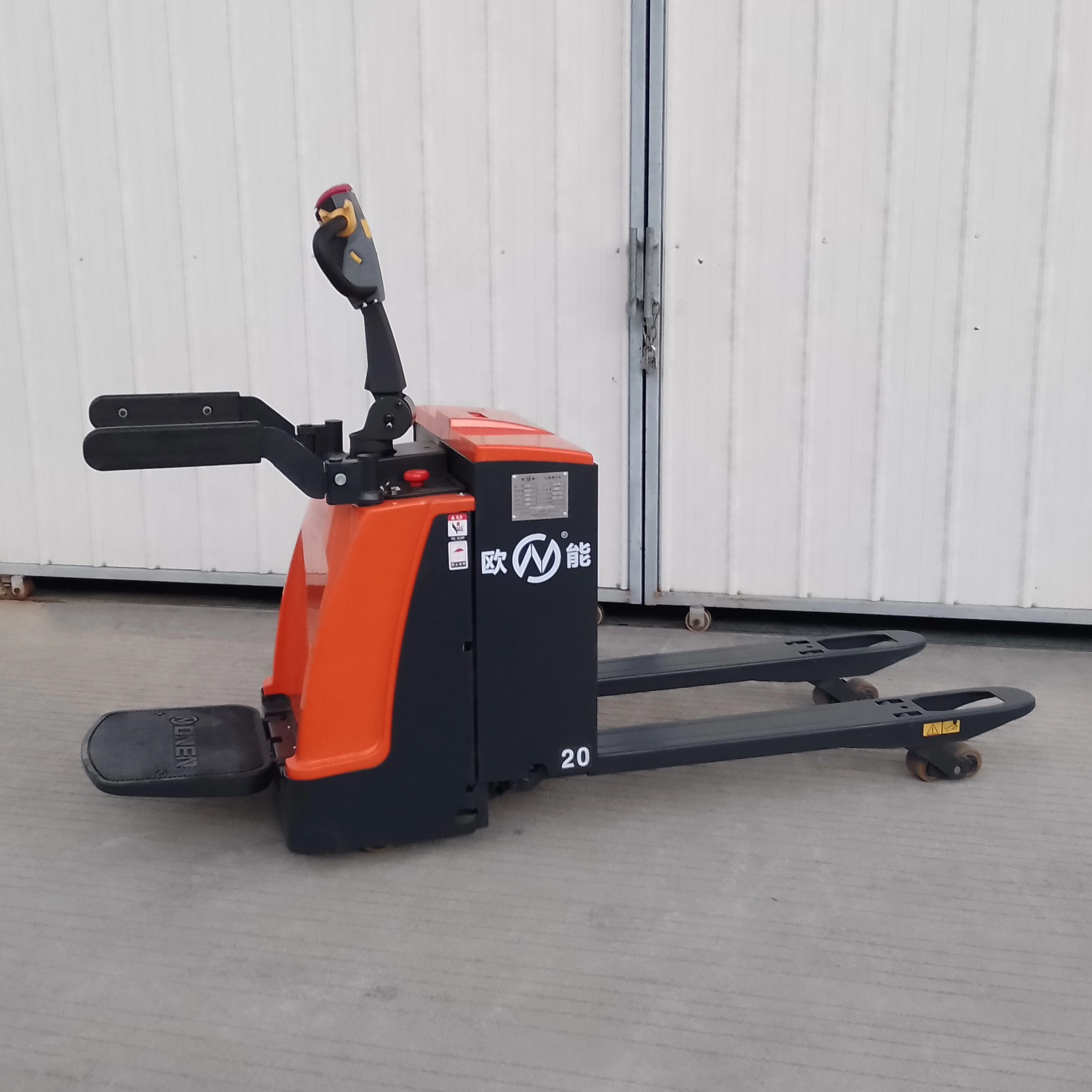 ONEN CBD Stand-on Riding Electric Pallet Truck Pallet Jack Hot Selling Safety