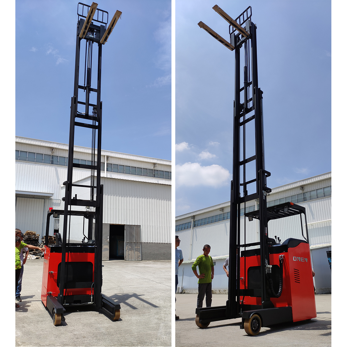 lithium battery reach truck