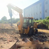 Multipurpose excavator loader hydraulic breaker hammer rock breaking construction site heavy duty work