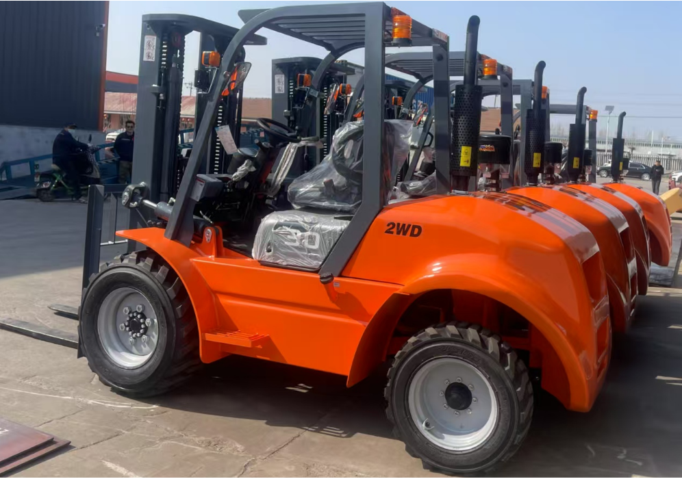 ONEN 3.5T Rough Terrain Diesel Forklift,Lift 6m (CPCD-Y35 / CPC-Y35)