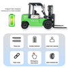 Counterbalanced Electric Forklift CPDD-L-5045, 5000kg , 4500mm , 80VLi-Ion